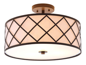 Elizabeth Metal LED Flush Mount - JONATHAN Y